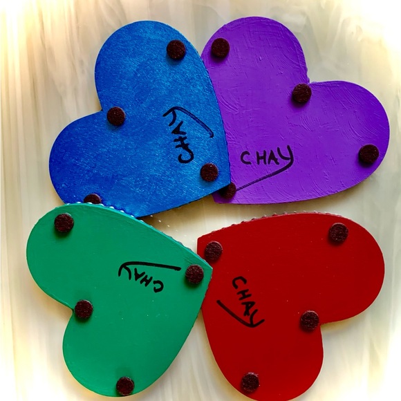 PRIDE Mosaic set of coasters (4) - Picture 4 of 4